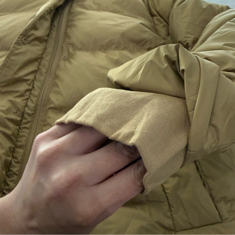 Lululemon Wunder Puff Jacket Size 10 Bold Beige - Picture 5 of 15